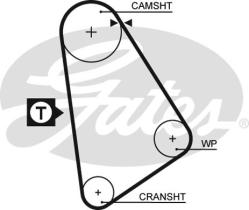 GATES 5123 - CORREA DE DISTRIB. POWERGRIP 8595