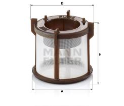 MANN PU50Z - ELEMENTO FILTRANTE DE COMBUSTIBLE SIN PIEZAS METáLICAS