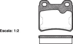 RH 228210 - PASTILLAS TRAS. KADETT GSI