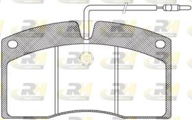 RH JSX250540 - Juego de Pastillas de Freno BREMBO BI-DISC