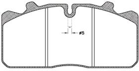 RH JSX265830 - PASTILLA DE FRENO