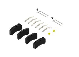 WABCO 12999796 - Juego de Pastilla de Freno SAF/SCHMITZ WABCO PAN 22"