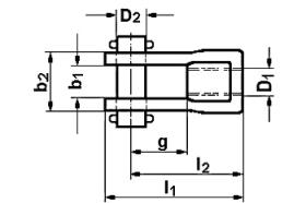 WABCO 4230005342 - Kit de horquilla para cámara de freno