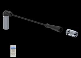 WABCO 4410329222 - Kit de sensor de ABS acodado de 1 m.