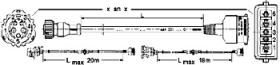 WABCO 4493310030 - Cable de conexión