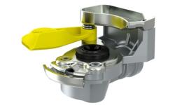 WABCO 9522002220 - Cabeza de Acoplamiento Amarilla para Remolque Rosca 16