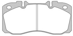 RH JSX264000 - Juego de Pastillas de Freno Sistema de Freno Brembo 2X60