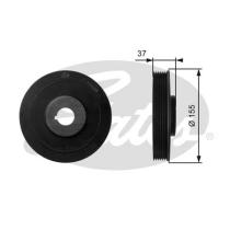 GATES TVD1006 - Amortiguador de vibraciones de torsión (Damper)