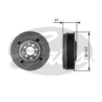 GATES TVD1014 - Amortiguador de vibraciones de torsión (Damper)