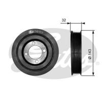 GATES TVD1016 - Amortiguador de vibraciones de torsión (Damper)