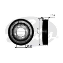 GATES TVD1036 - Amortiguador de vibraciones de torsión (Damper)