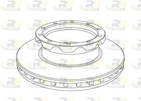 RH DCA105020 - Disco de freno MERCEDES