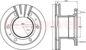 JURID 567119J - Disco de freno Iveco