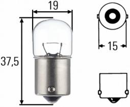 Hella 8GA002071251 - Lámpara de gálibo, habitáculo, estacionamiento, 10W 24V