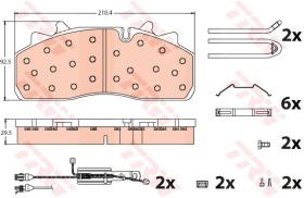 TRW GDB5095 - Juego de pastillas de freno PAN 19-1
