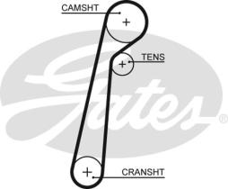 GATES 5652XS - CORREA DE DISTRIBUCIÓN