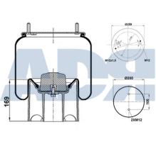 Adr 51759705 - FUELLE CPLTO. PISTON PLASTICO  ROR  21229214