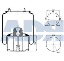 Adr FS3186 - FUELLE CPLTO. PISTON METALICO  DAF   887MBK6