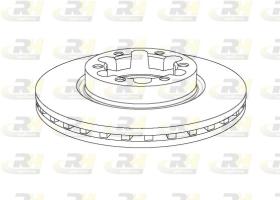 RH DCA114520 - Disco de freno