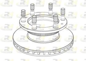 RH DCA114920 - Disco de freno