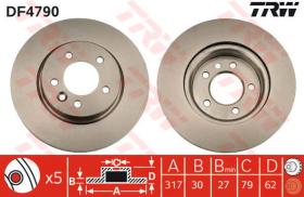 TRW DF4790 - Juego de discos de freno