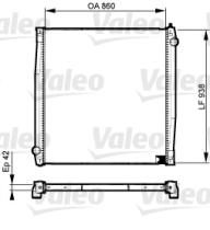 VALEO 733527 - Radiador de refrigeración del motor (Sin bastidor)