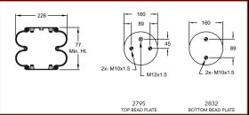 Firestone W01M587894 - Fuelle Elevador SAF