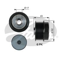 GATES OAP7180 - Polea de rueda libre alternador