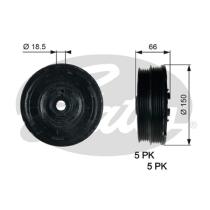 GATES TVD1068 - AMORTIGUADOR DE VIBRACIONES DE TORSION (DAMPER)