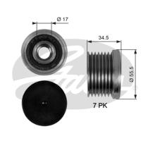 GATES OAP7084 - POLEA LIBRE ALTERNADOR