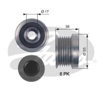 GATES OAP7138 - POLEA LIBRE ALTERNADOR