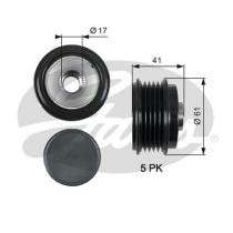 GATES OAP7173 - POLEA LIBRE ALTERNADOR