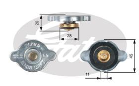 GATES RC124 - TAPON RADIADOR