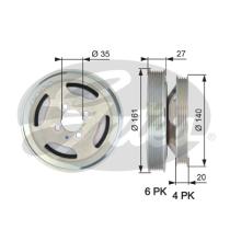 GATES TVD1075 - AMOR.VIBRACIONES TORSION 'TVD'