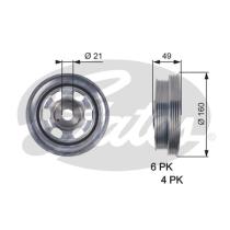 GATES TVD1084 - AMORTIGUADOR DE VIBRACION