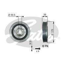 GATES TVD1013A - Amortiguador de vibraciones de torsión (Damper)