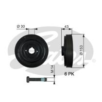 GATES TVD1005A - Sust. por TVD1005