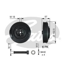 GATES TVD1033A - AMORTIGUADOR DE VIBRACION