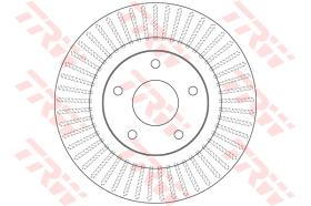 TRW DF6533 - Juego de discos de freno