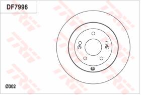 TRW DF7996 - Juego de discos de freno