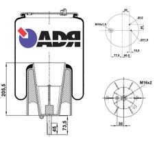 Adr 51238290 - FUELLE DE SUSPENSIÓN