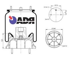 Adr 51304340 - FUELLE DE SUSPENSIÓN