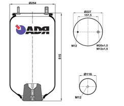 Adr 51304804 - FUELLE DE SUSPENSIÓN