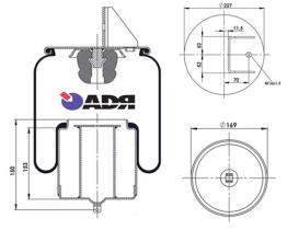 Adr XX364200 - FUELLE DE SUSPENSIÓN