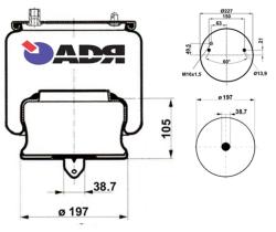 Adr 51559300 - FUELLE DE SUSPENSIÓN