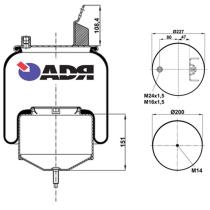 Adr 51559500 - FUELLE DE SUSPENSIÓN