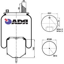 Adr 51559700 - FUELLE CPLTO. PISTON METALICO  VOLVO 6608 NP01