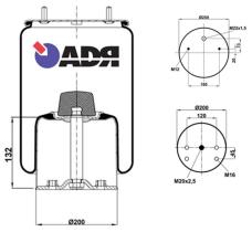 Adr 51613002 - FUELLE DE SUSPENSIÓN