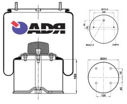 Adr 51614002 - FUELLE DE SUSPENSIÓN