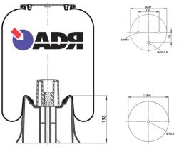 Adr 51707405 - FUELLE CPLTO. PISTON PLASTICO  SCHMITZ